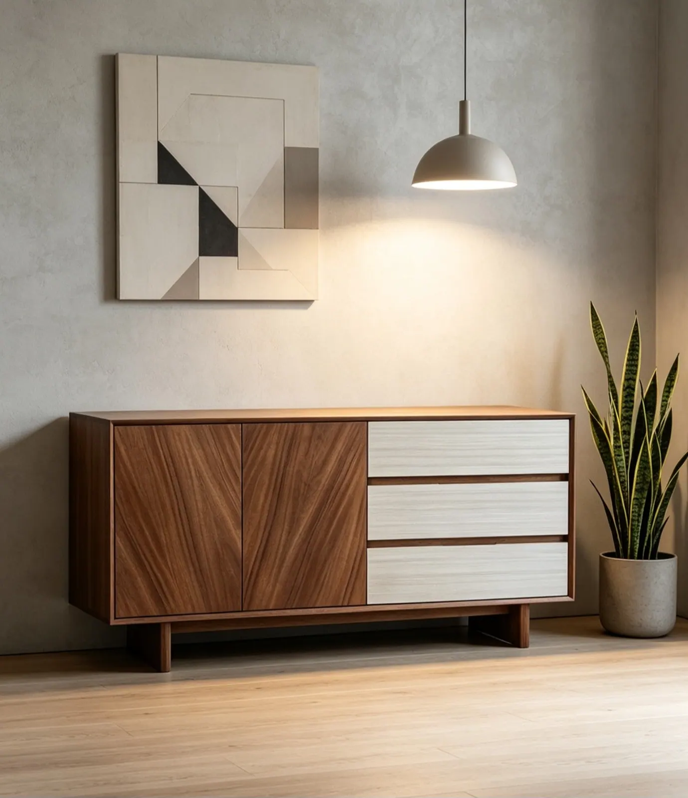 Fotografía de ambiente de la colección Credenzas y Bufeteras