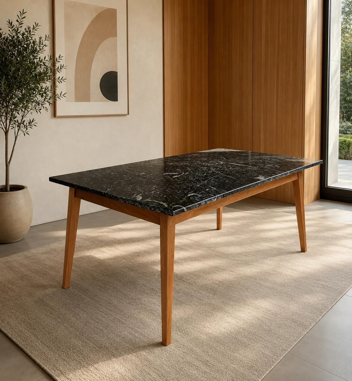 American Black Dining Table – photo 1